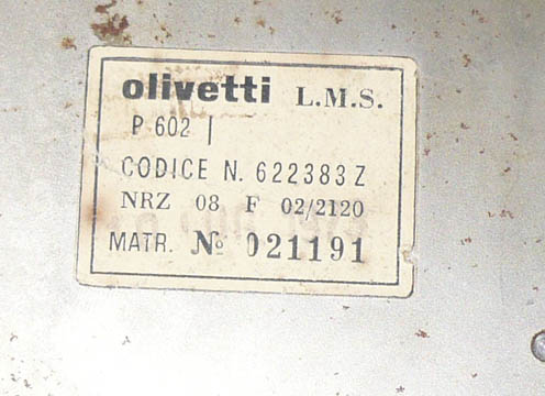 Label on outside cover